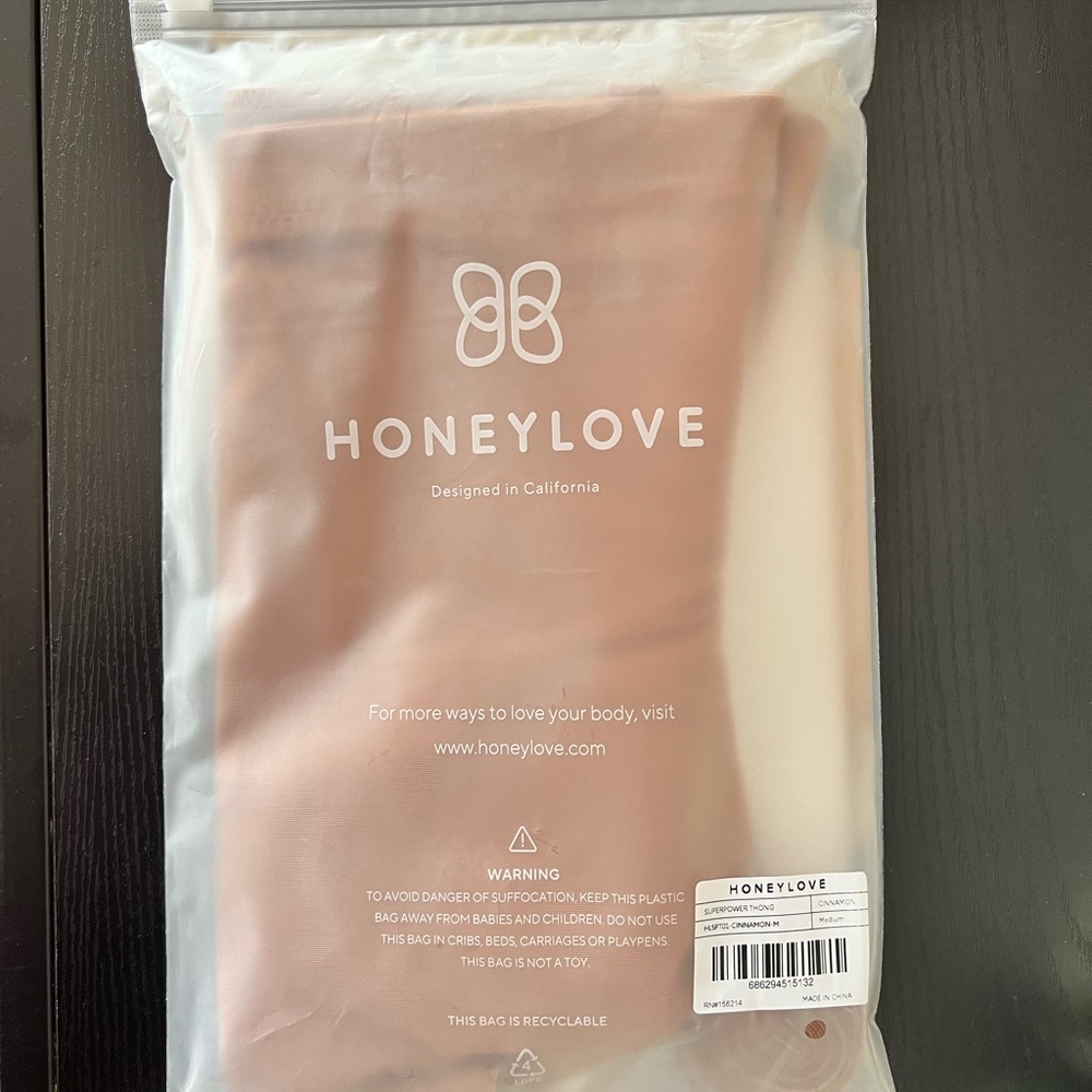 Honeylove SuperPower Thong - Cinnamon